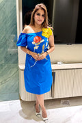 3D Floral Applique Dress
