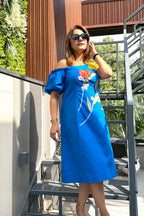 3D Floral Applique Dress