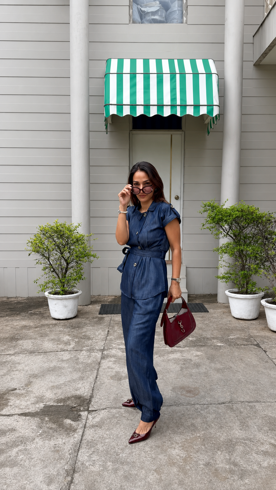 The Midnight Denim Co-ord Set