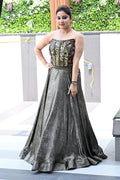 Designer Corset Blouse Lehenga Set with Dupatta