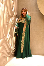 Emerald Green Pure Georgette Suit